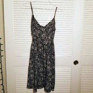 Ann Taylor LOFT Flowered Dress Sz M